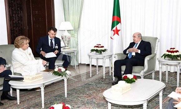 President of Republic receives Chair of Council of Russian Federation.